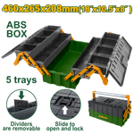 Caja porta herramientas con fuelle
