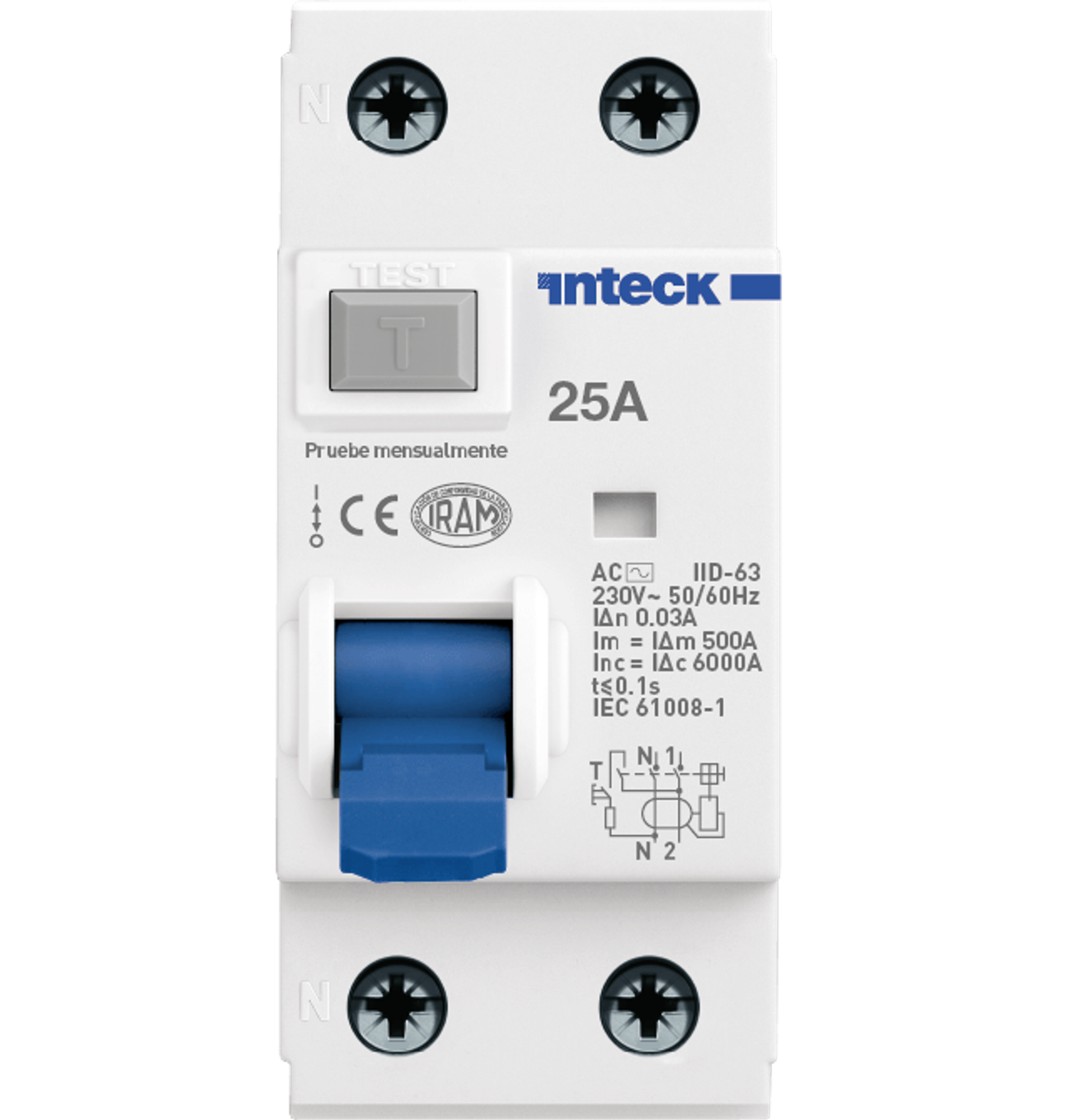 Interruptor Diferencial 2 polos