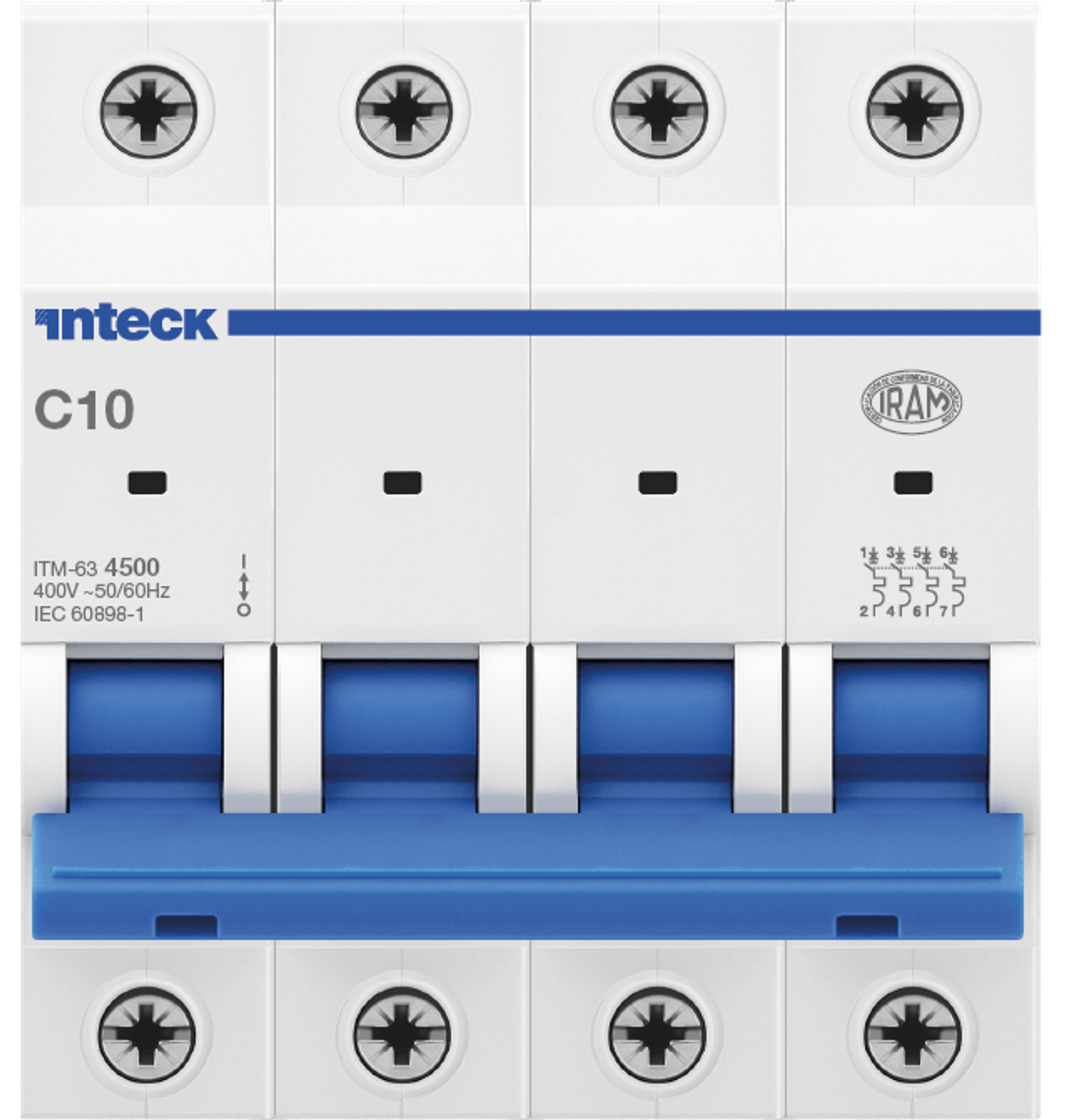 Interruptor Termomagnético 4 polos
